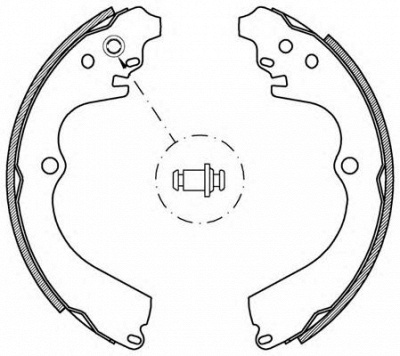 OPEN PARTS bsa217700 -  Комплект тормозных колодок